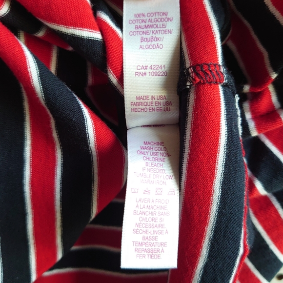 Velvet by Graham & Spencer Arty Knit Stripe Crew Neck Top In Multi - Picture 12 of 12